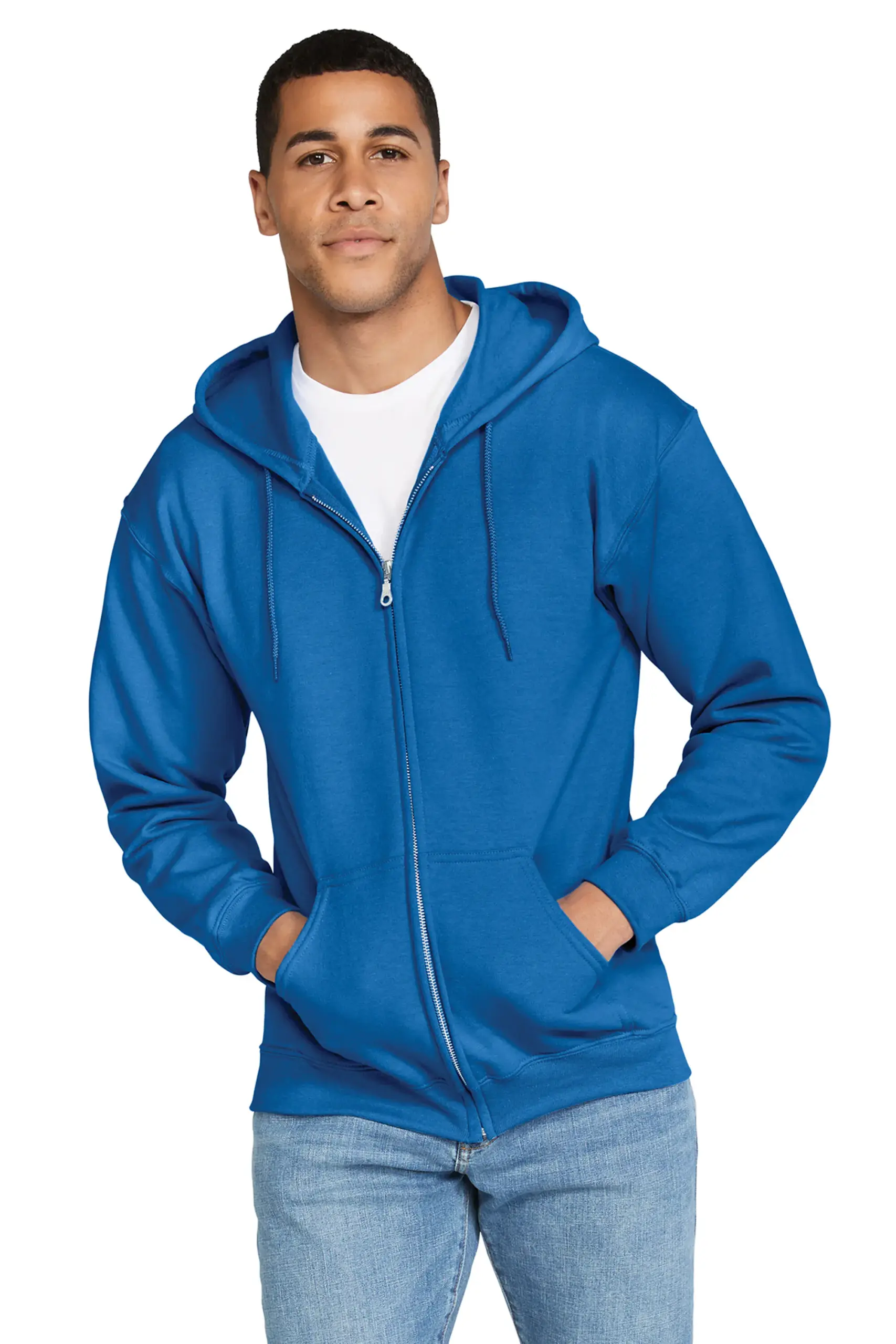 1860_modl_royal_studio-crop_2023_cil GILDAN® HEAVY BLEND™ FULL ZIP HOODED SWEATSHIRT - Image 1