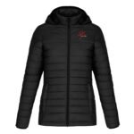 Ladies Puffy Jacket with Detachable Hood